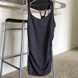Grey athletic tank top
